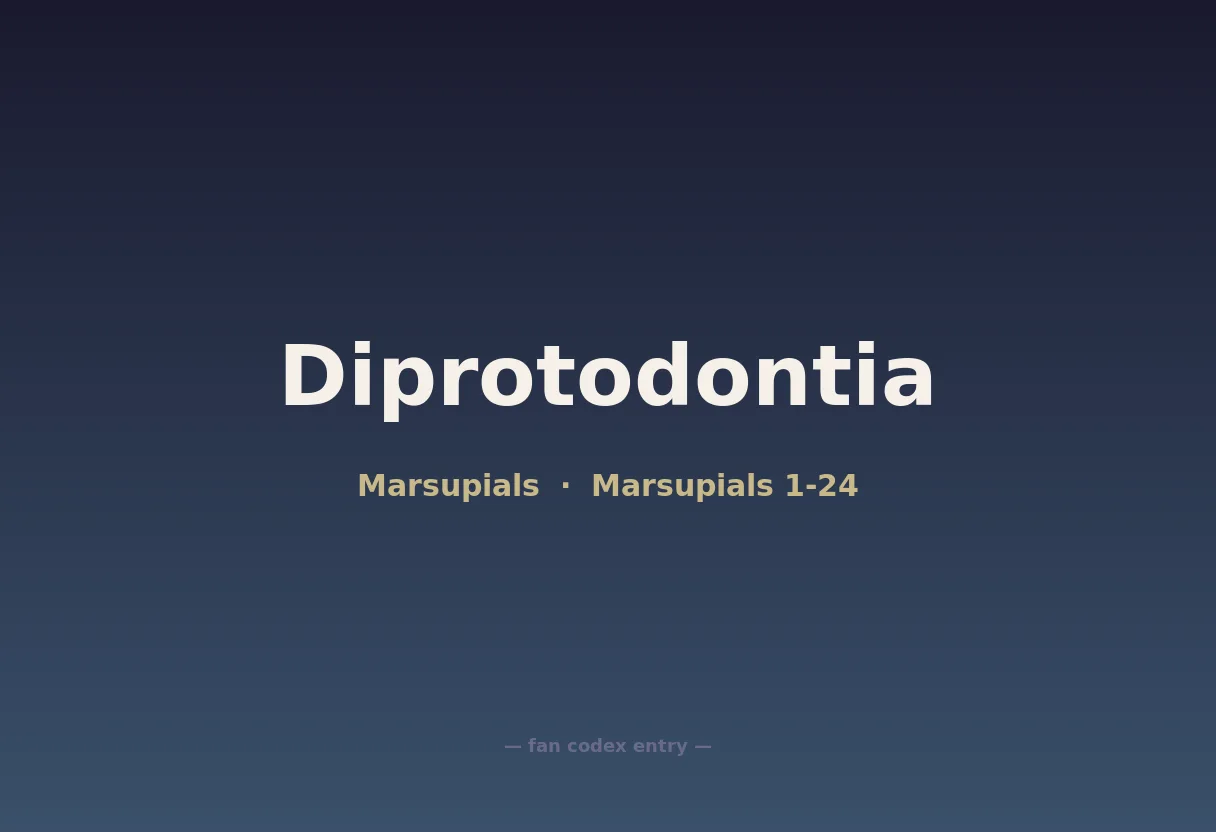 Diprotodontia