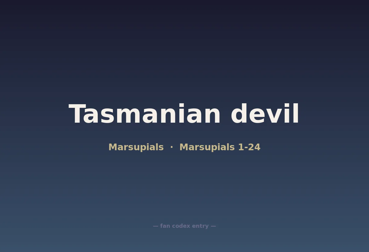 Tasmanian devil