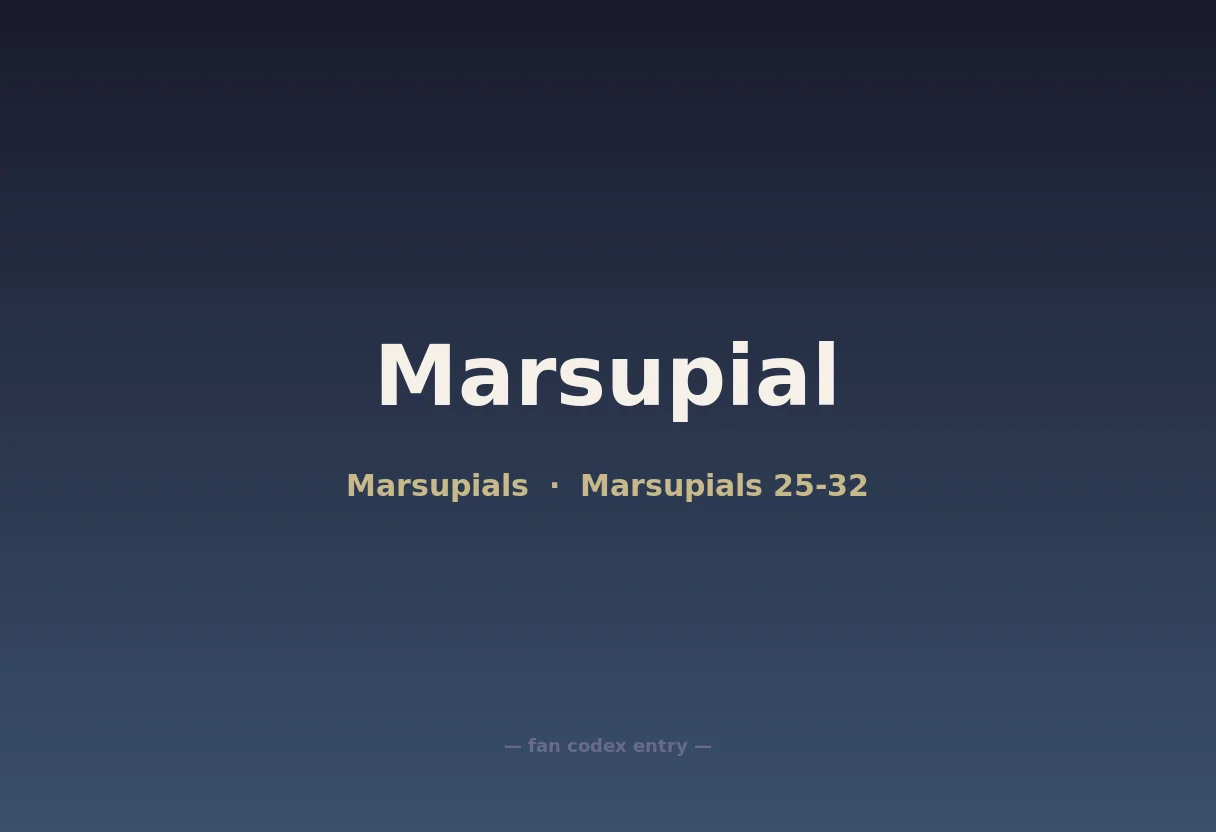Marsupial