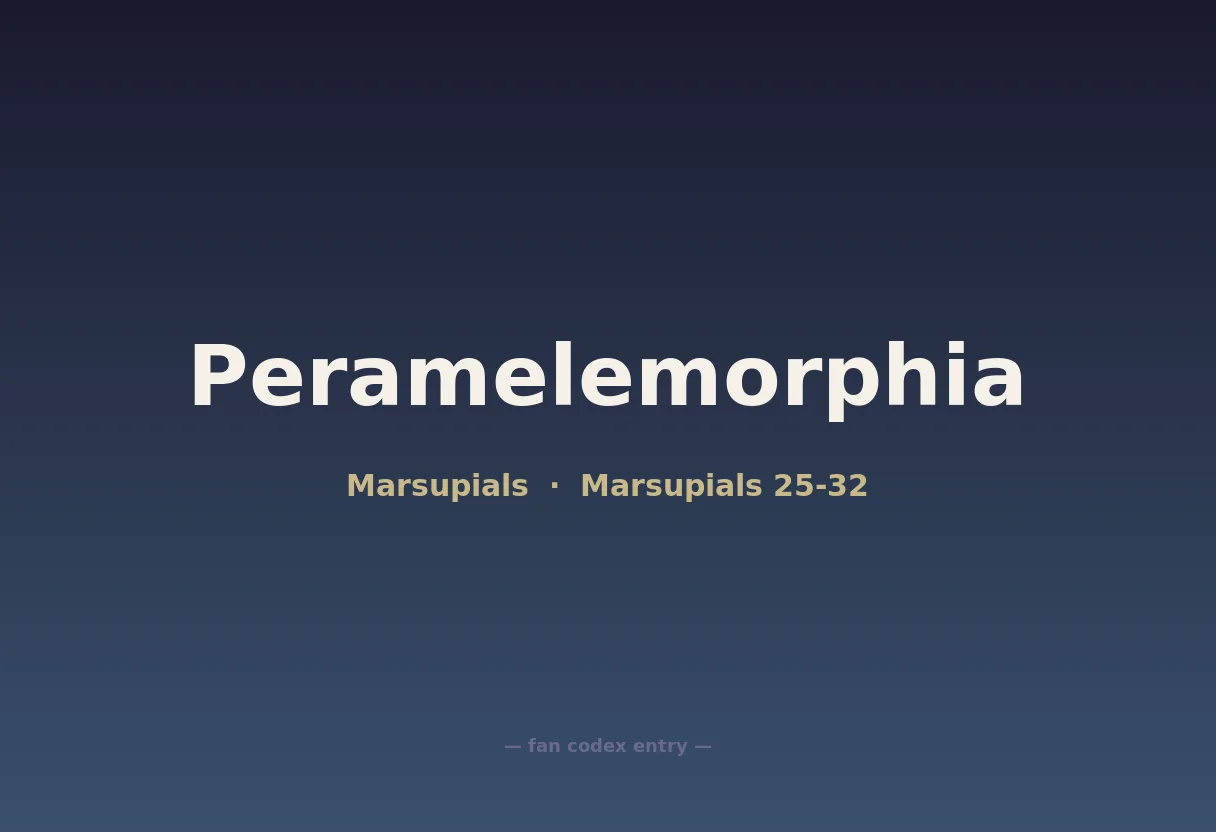 Peramelemorphia